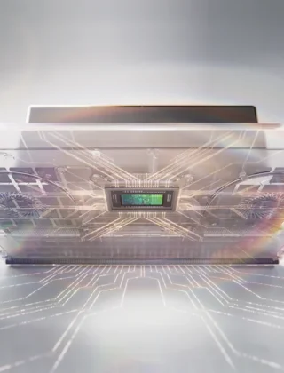what is NVIDIA RTX Spark superchip inside transparent laptop chassis